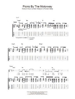 page one of Picnic By The Motorway (Guitar Tab)