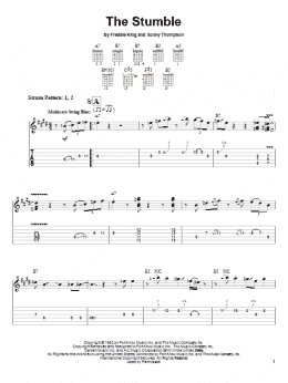 page one of The Stumble (Easy Guitar Tab)