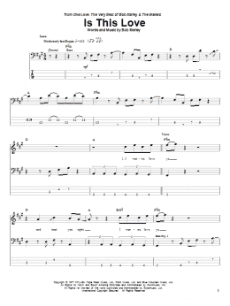 page one of Is This Love (Bass Guitar Tab)
