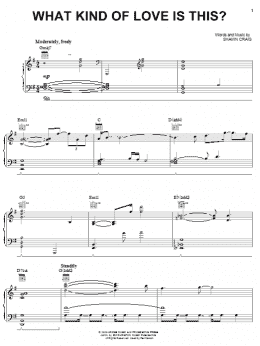page one of What Kind Of Love Is This (Piano, Vocal & Guitar Chords (Right-Hand Melody))