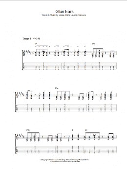 page one of Glue Ears (Guitar Tab)