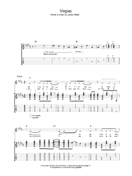 page one of Vegas (Guitar Tab)