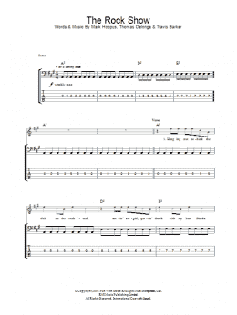 page one of The Rock Show (Bass Guitar Tab)