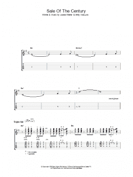 page one of Sale Of The Century (Guitar Tab)