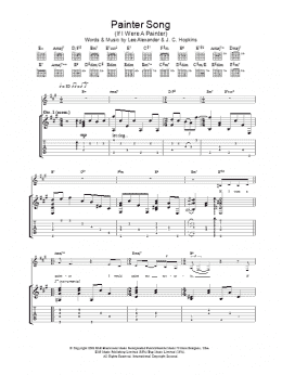 page one of Painter Song (Guitar Tab)