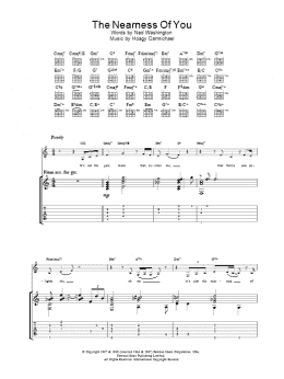 page one of The Nearness Of You (Guitar Tab)