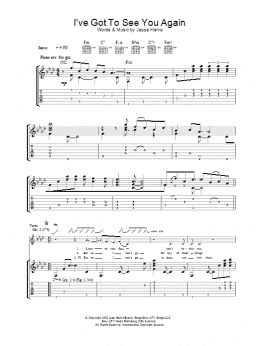 page one of I've Got To See You Again (Guitar Tab)
