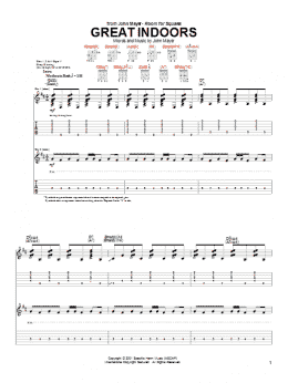 page one of Great Indoors (Guitar Tab)