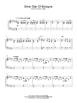 page one of Silver Star Of Bologna (Piano Solo)