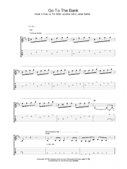 page one of Go To The Bank (Guitar Tab)