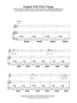 page one of Angels With Dirty Faces (Piano, Vocal & Guitar Chords)