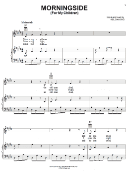 page one of Morningside (Piano, Vocal & Guitar Chords (Right-Hand Melody))