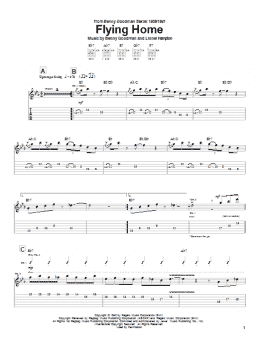 page one of Flying Home (Guitar Tab)