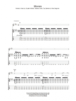 page one of Movies (Guitar Tab)