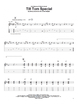 page one of Till Tom Special (Guitar Tab)