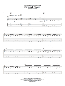 page one of Grand Slam (Guitar Tab)