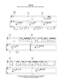 page one of Stole (Piano, Vocal & Guitar Chords)