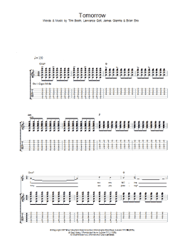 page one of Tomorrow (Guitar Tab)