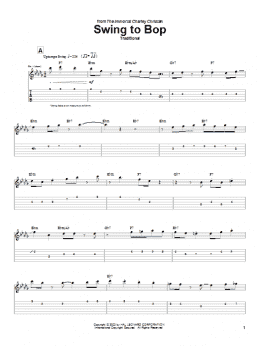 page one of Swing To Bop (Guitar Tab)