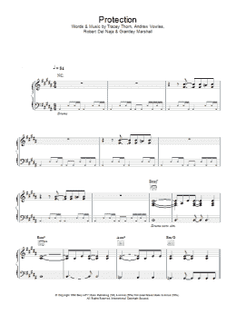 page one of Protection (Piano, Vocal & Guitar Chords)