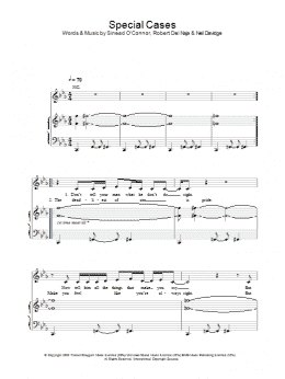 page one of Special Cases (Piano, Vocal & Guitar Chords)