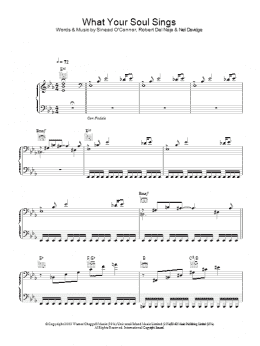 page one of What Your Soul Sings (Piano, Vocal & Guitar Chords)