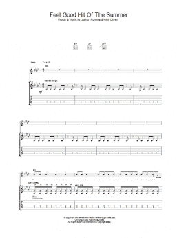 page one of Feel Good Hit Of The Summer (Guitar Tab)