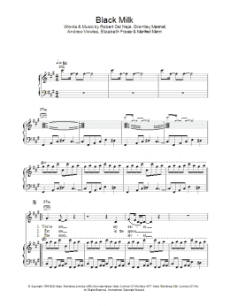 page one of Black Milk (Piano, Vocal & Guitar Chords)