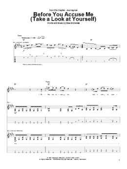 page one of Before You Accuse Me (Take A Look At Yourself) (Guitar Tab)