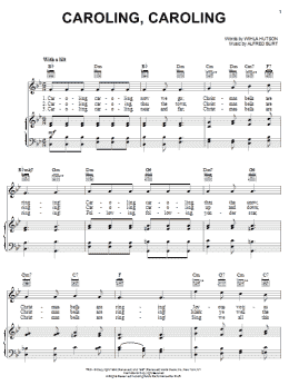 page one of Caroling, Caroling (Piano, Vocal & Guitar Chords (Right-Hand Melody))