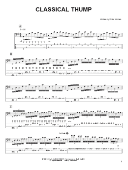 page one of Classical Thump (Bass Guitar Tab)