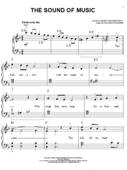 page one of The Sound Of Music (Easy Piano)