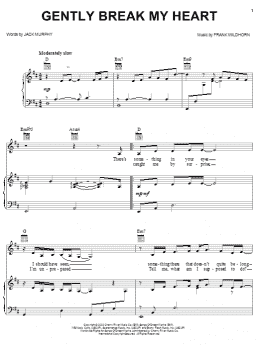 page one of Gently Break My Heart (Piano, Vocal & Guitar Chords (Right-Hand Melody))