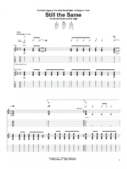 page one of Still The Same (Guitar Tab)