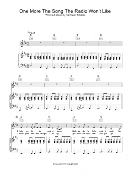 page one of One More The Song The Radio Won't Like (Piano, Vocal & Guitar Chords)