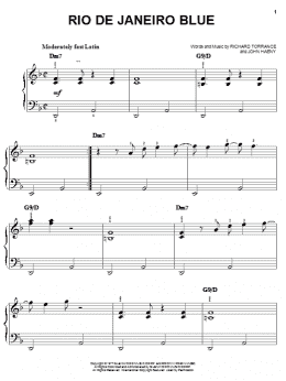 page one of Rio De Janeiro Blue (Easy Piano)
