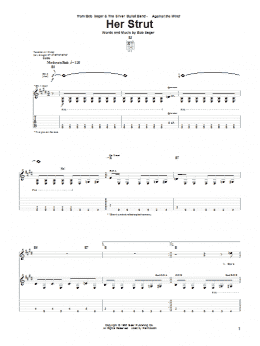 page one of Her Strut (Guitar Tab)