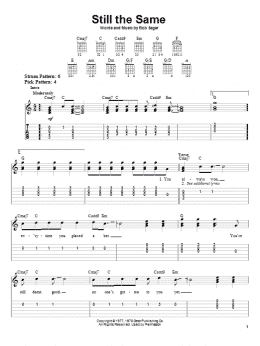 page one of Still The Same (Easy Guitar Tab)