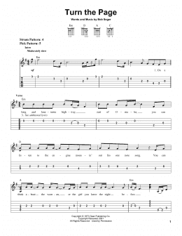 page one of Turn The Page (Easy Guitar Tab)