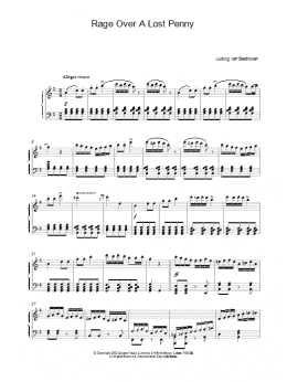 page one of Rage Over A Lost Penny (Piano Solo)
