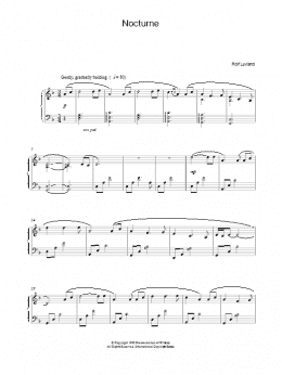 page one of Nocturne (Piano Solo)