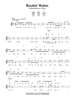 page one of Rockin' Robin (Easy Guitar)