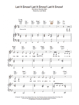 page one of Let It Snow! Let It Snow! Let It Snow! (Piano, Vocal & Guitar Chords)