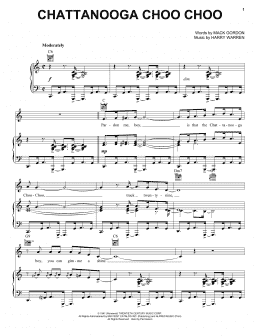 page one of Chattanooga Choo Choo (Piano, Vocal & Guitar Chords (Right-Hand Melody))