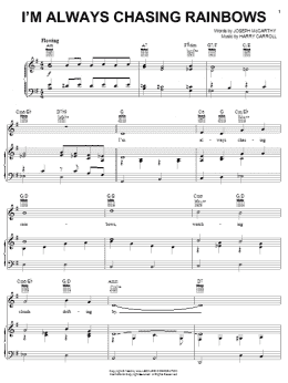 page one of I'm Always Chasing Rainbows (Piano, Vocal & Guitar Chords (Right-Hand Melody))