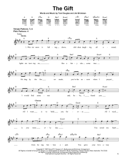 page one of The Gift (Easy Guitar)