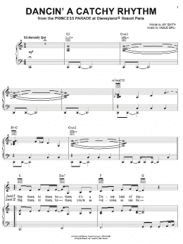 page one of Dancin' A Catchy Rhythm (Piano, Vocal & Guitar Chords (Right-Hand Melody))