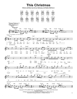 page one of This Christmas (Easy Guitar)