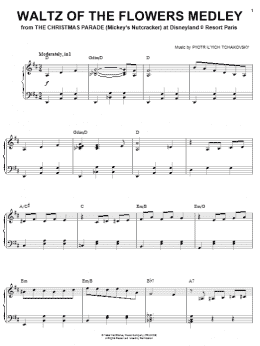 page one of Waltz Of The Flowers Medley (Piano Solo)