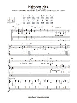 page one of Hollywood Kids (Guitar Tab)